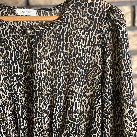 Cheetah print sheer dress everly‎ - Picture 6 of 6